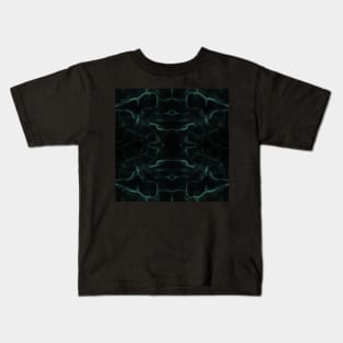 Marble Black Dark Water Kids T-Shirt